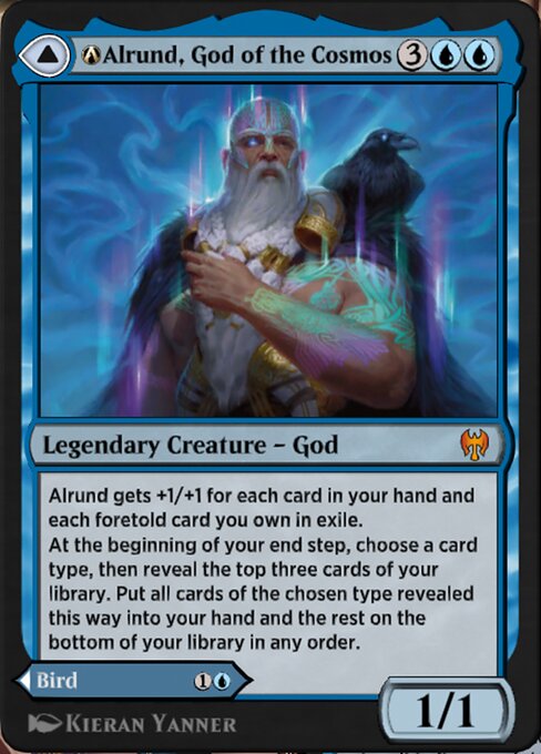 A-Alrund, God of the Cosmos // A-Hakka, Whispering Raven A-40