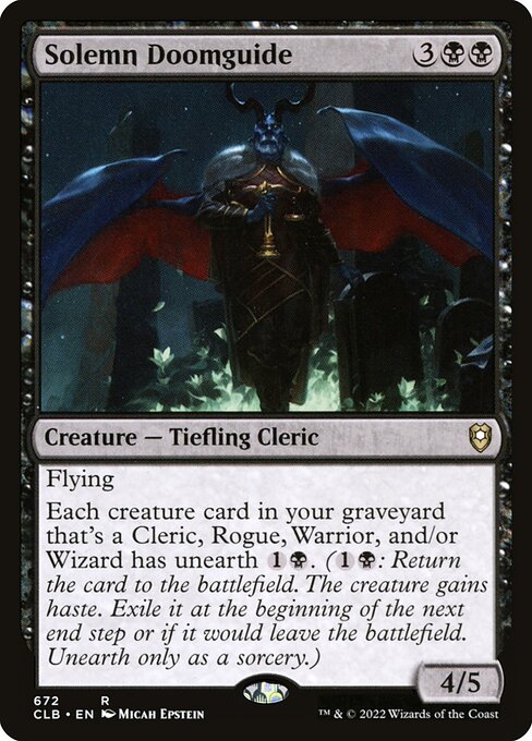 Solemn Doomguide 672