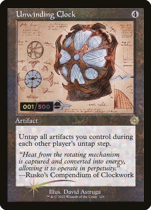 Unwinding Clock 124z