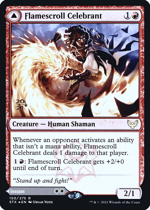 Flamescroll Celebrant // Revel in Silence 150s