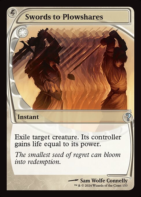 Swords to Plowshares 153