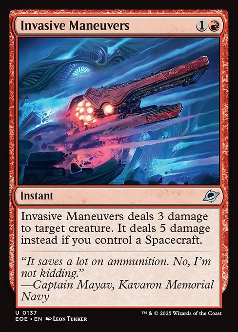Invasive Maneuvers 137