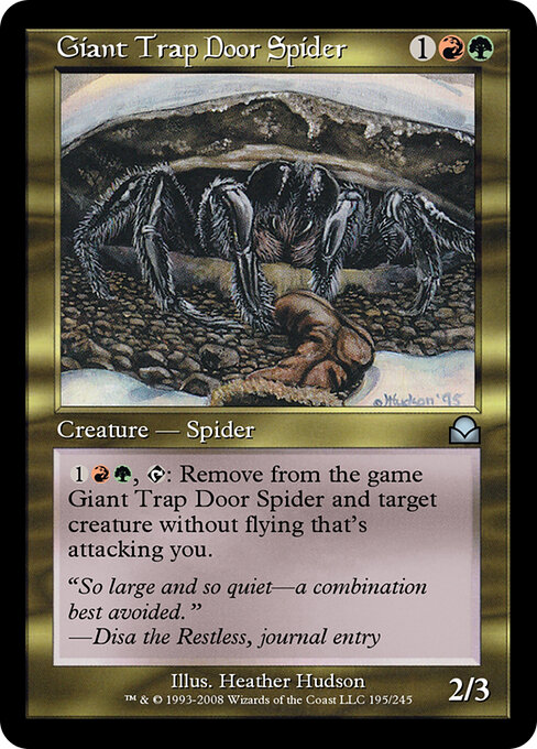 Giant Trap Door Spider 195