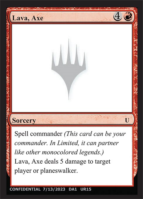 Lava, Axe UR15