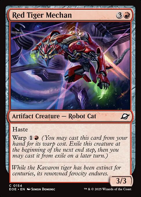 Red Tiger Mechan 154
