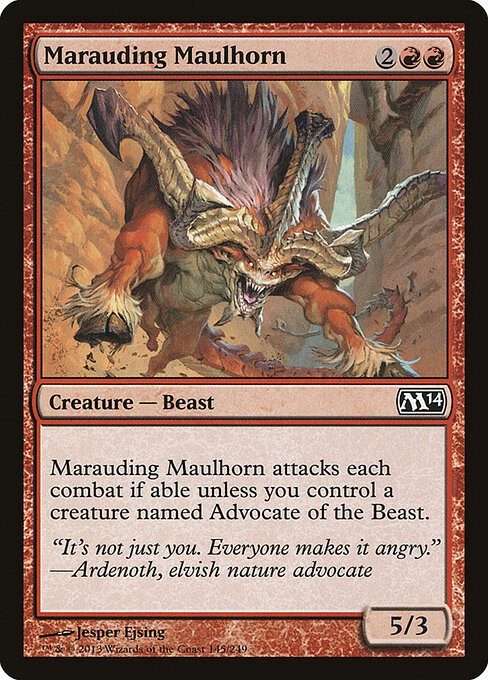 Marauding Maulhorn 145