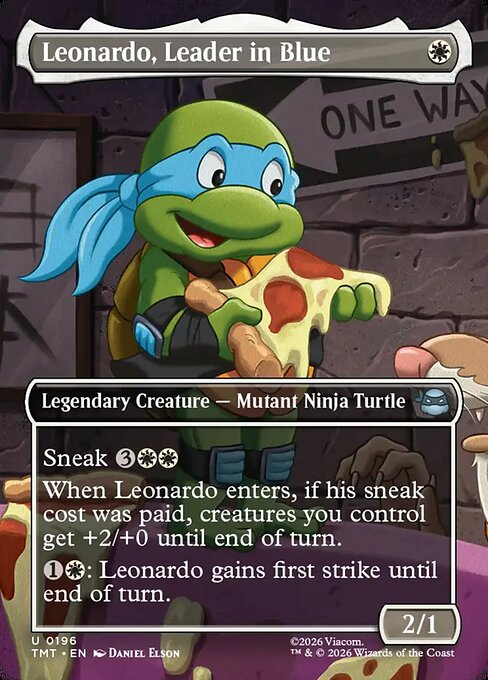 Leonardo, Leader in Blue 196