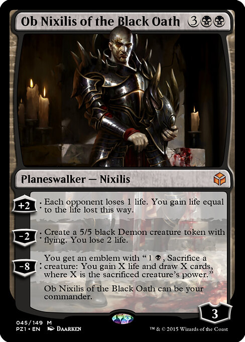 Ob Nixilis of the Black Oath 45