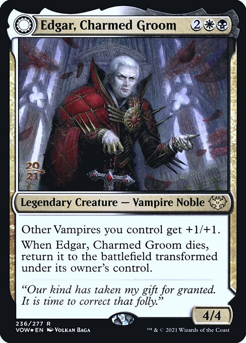 Edgar, Charmed Groom // Edgar Markov's Coffin 236s