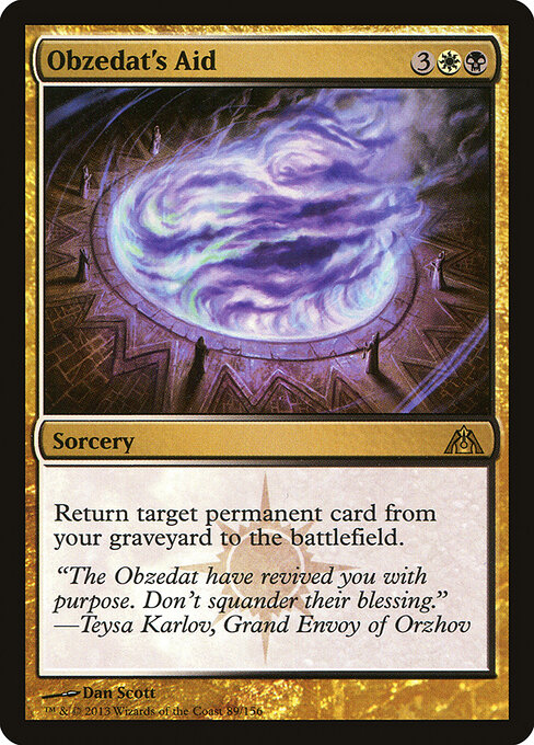 Obzedat's Aid 89