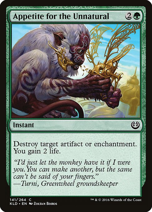 Appetite for the Unnatural 141