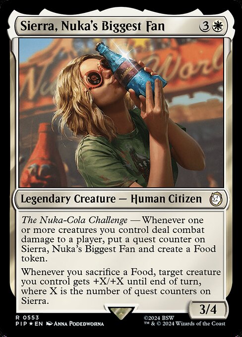 Sierra, Nuka's Biggest Fan 553