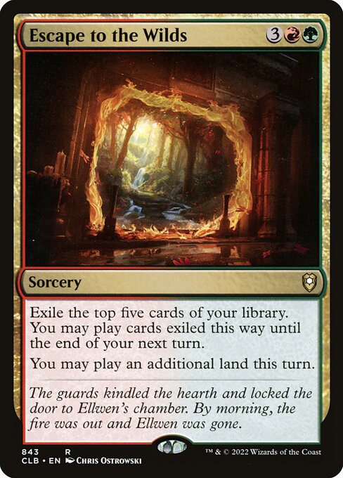 Escape to the Wilds 843