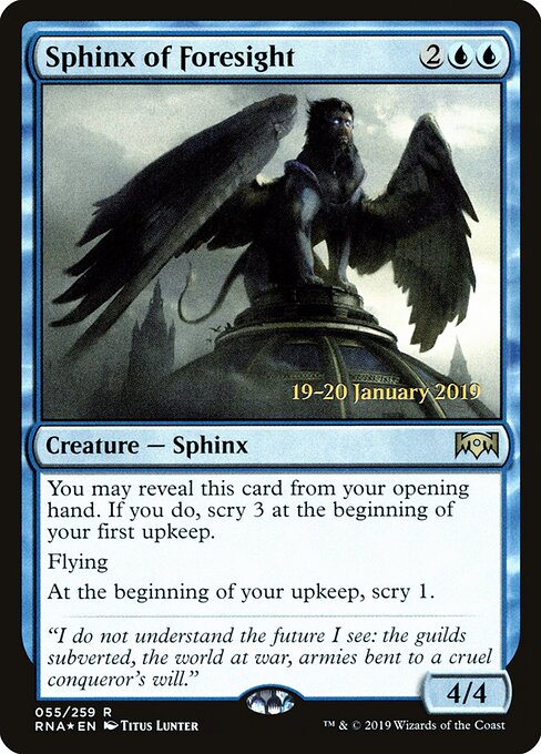 Sphinx of Foresight 55s