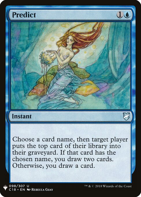 Predict C18-98