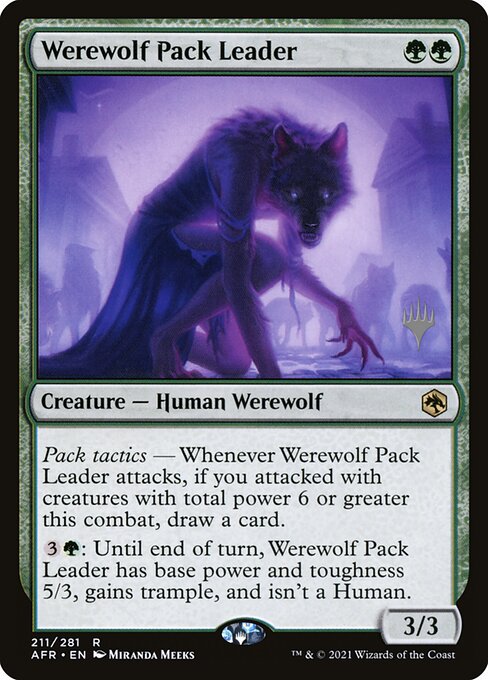 Werewolf Pack Leader 211p
