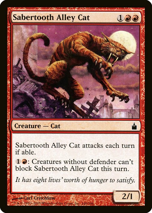 Sabertooth Alley Cat 140