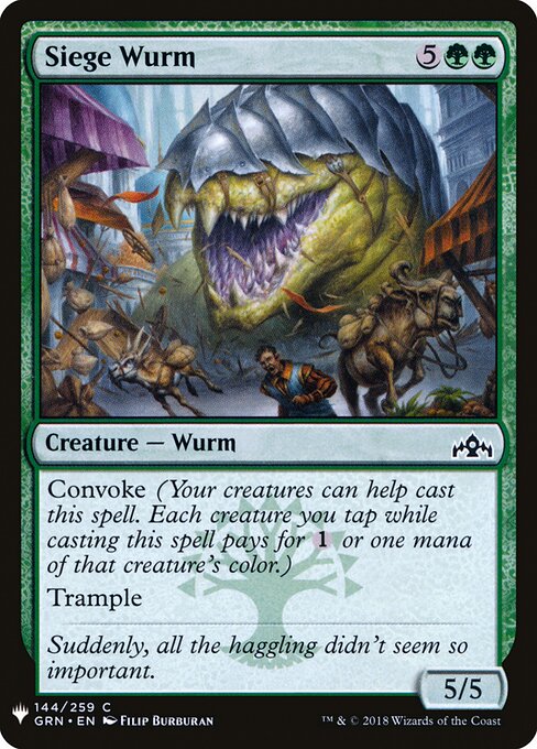 Siege Wurm GRN-144