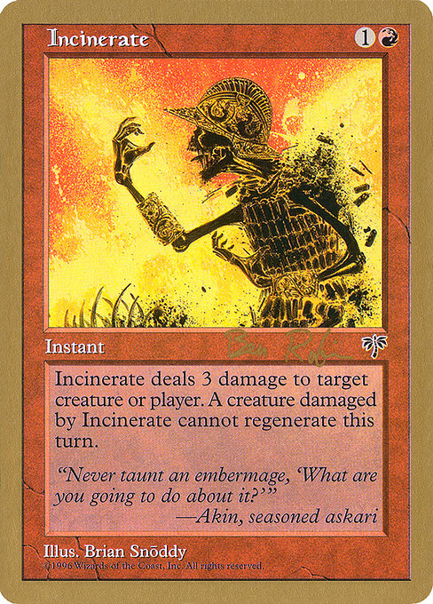 Incinerate br184