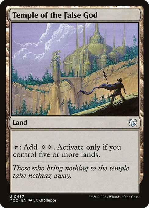 Temple of the False God 437
