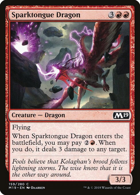 Sparktongue Dragon 159