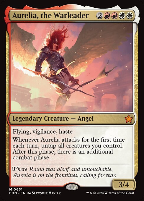 Aurelia, the Warleader 651
