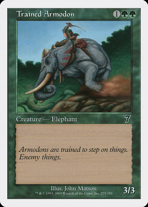 Trained Armodon 275