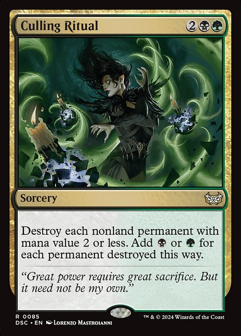 Culling Ritual 85