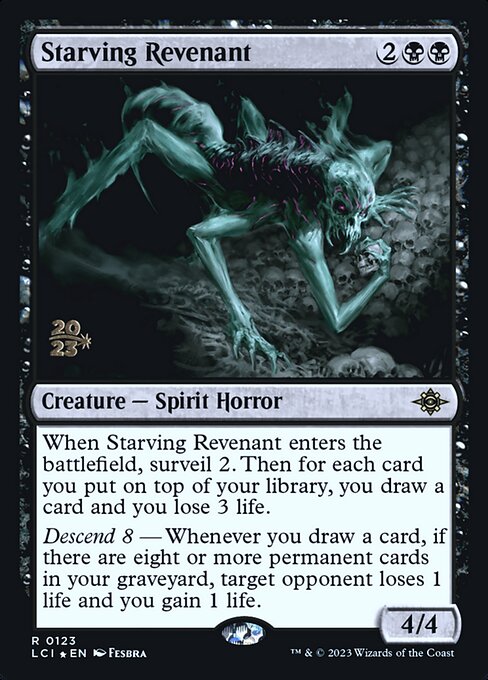 Starving Revenant 123s