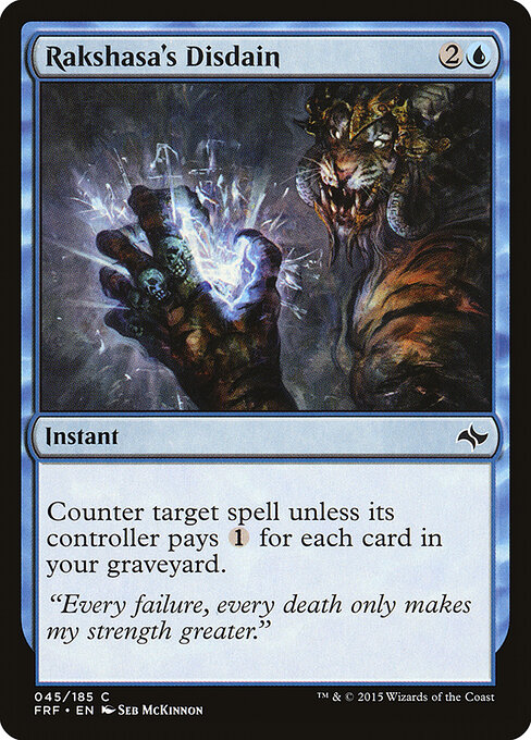 Rakshasa's Disdain 45