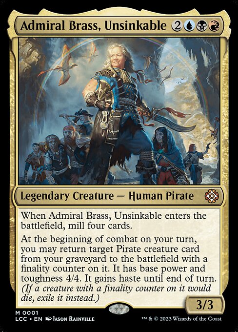 Admiral Brass, Unsinkable 1