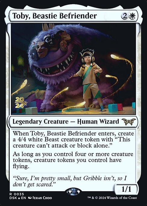 Toby, Beastie Befriender 35s