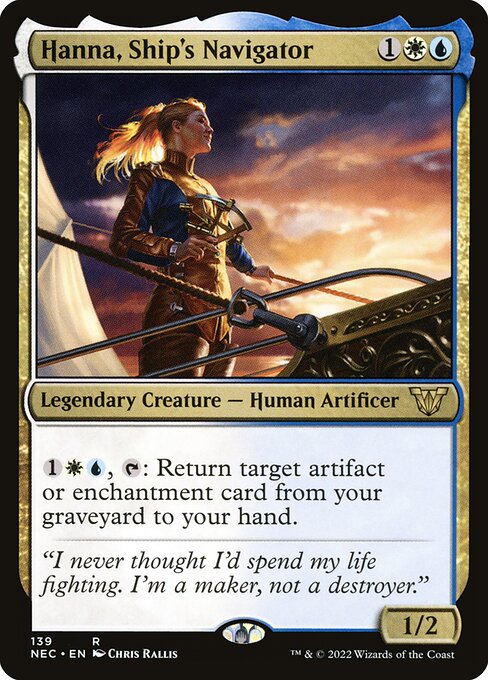 Hanna, Ship's Navigator 139