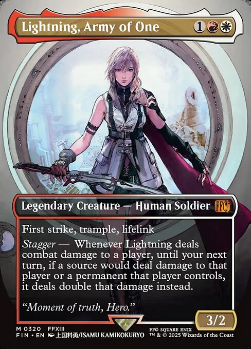 Lightning, Army of One 320