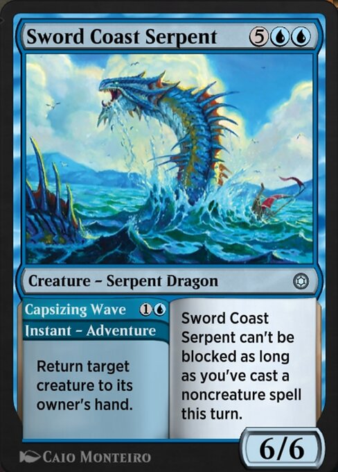 Sword Coast Serpent // Capsizing Wave 134