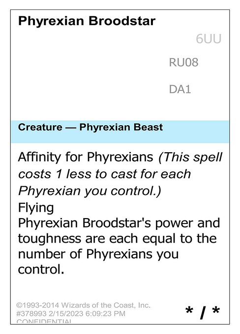 Phyrexian Broodstar RU08