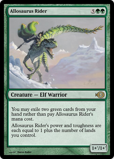 Allosaurus Rider 32033