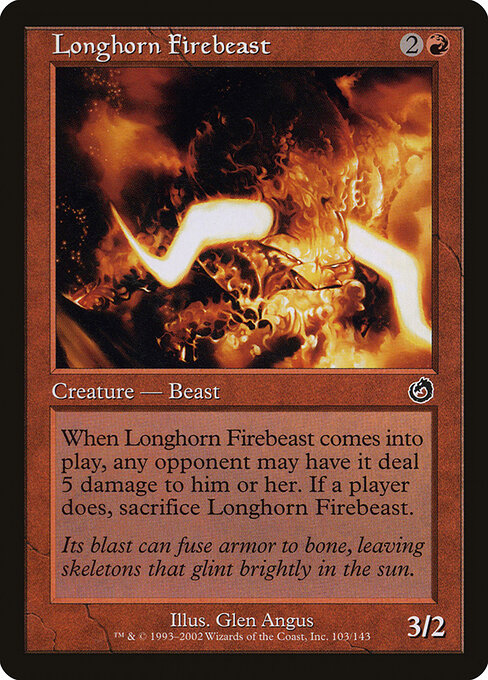 Longhorn Firebeast 103
