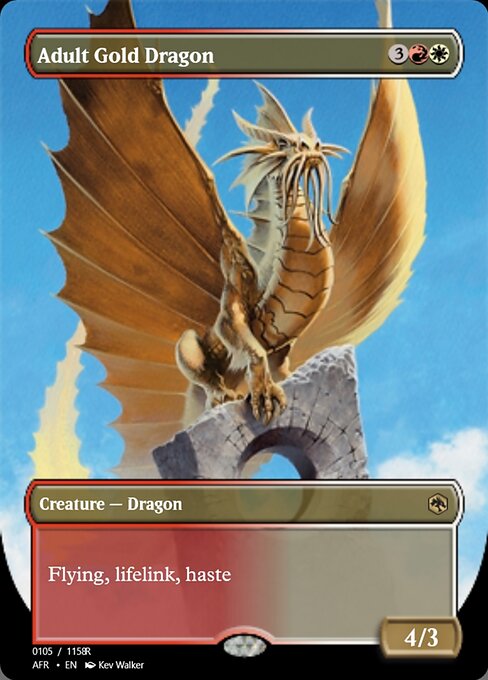 Adult Gold Dragon 92826