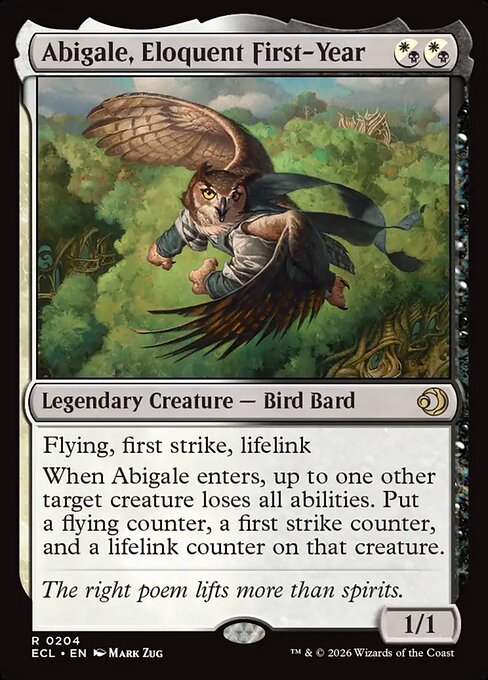 Abigale, Eloquent First-Year 204