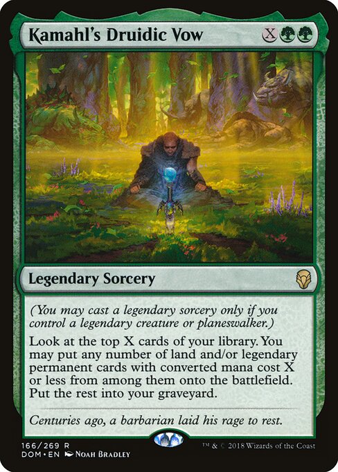 Kamahl's Druidic Vow 166