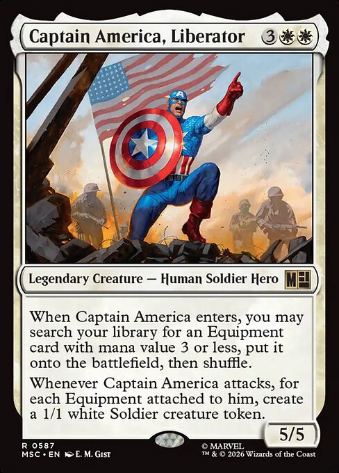 Captain America, Liberator 587