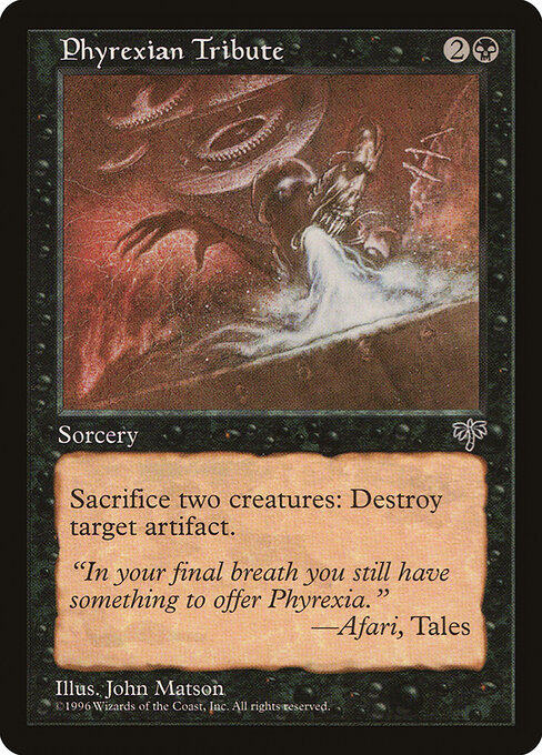 Phyrexian Tribute 134