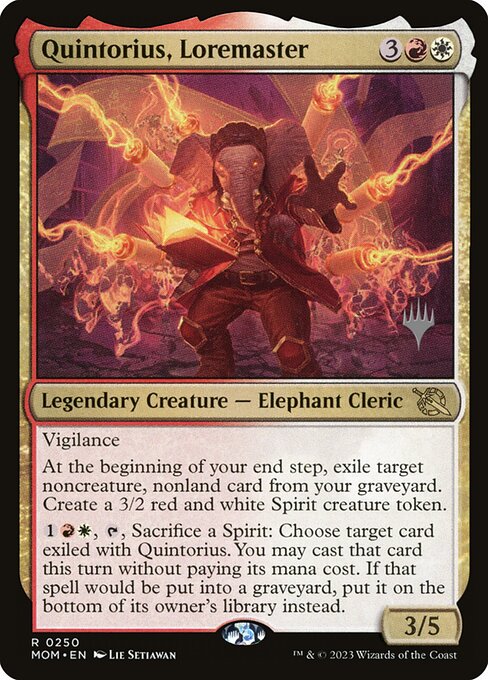 Quintorius, Loremaster 250p