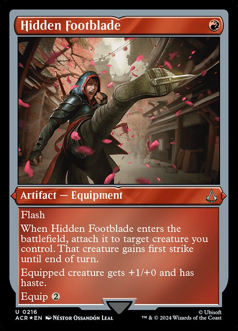 Hidden Footblade 216