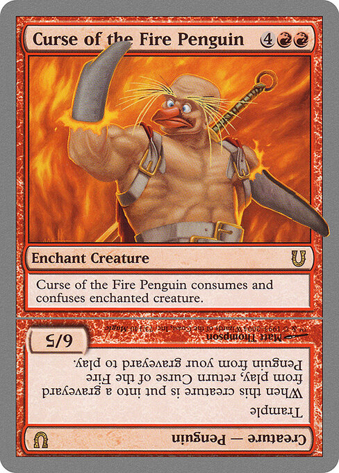 Curse of the Fire Penguin // Curse of the Fire Penguin Creature 73