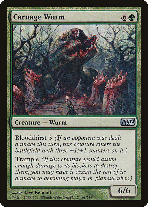 Carnage Wurm 168