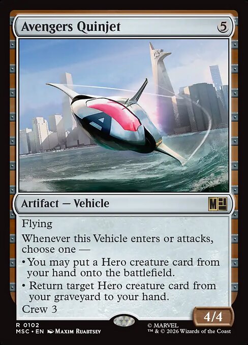 Avengers Quinjet 102