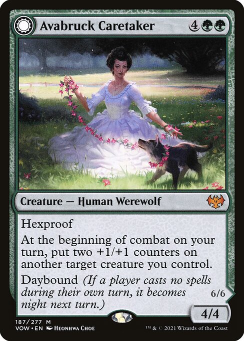 Avabruck Caretaker // Hollowhenge Huntmaster 187