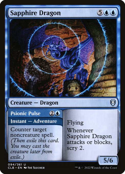 Sapphire Dragon // Psionic Pulse 94